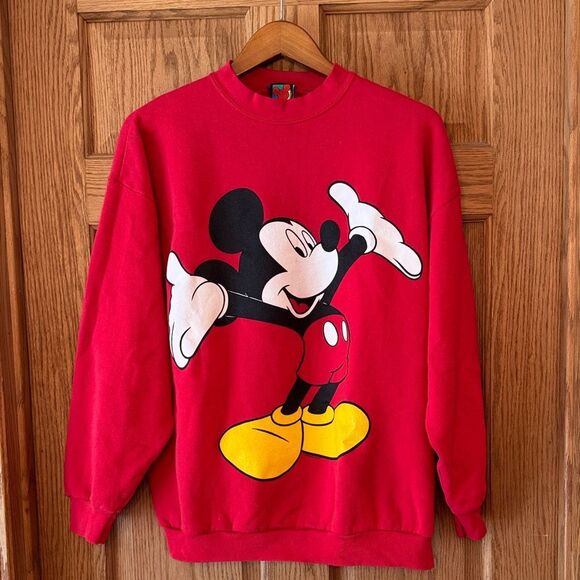 MICKEY UNLIMITED Jerry Leigh 90s Vintage Mickey Mouse Crewneck Sweatshirt - Picture 2 of 14